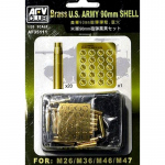 U.S. Army 90mm Shell for M26/36/46/47 (Brass) - AFV Club...