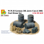 WWII German 20L Jerry Can & 200L Fuel Drum Set - Classy...