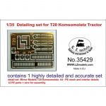 Detailing Set for T20 Komsomoletz Tractor - 1/35