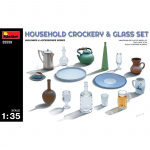 Household Crockery & Glass Set - MiniArt 1/35