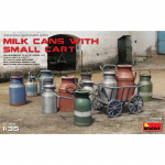 Milk Cans with Small Cart - MiniArt 1/35