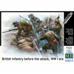 British Infantry before the Attack, WWI era - Master Box...