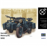 BMW R75 German Motorcycle WWII - Master Box 1/35