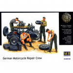 BMW R75 w. German Motorcycle Repair Crew - Master Box 1/35