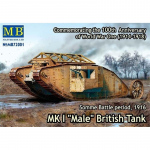 Mk.I Male British Tank 1916 - Master Box 1/72