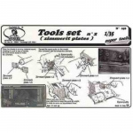 Tools Set No.2 (for Zimmerit application) - Royal Model 1/35