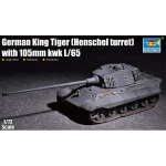 German King Tiger (Henschel Turret) w. 105mm KwK L/65 -...