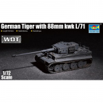 German Tiger w. 88mm KwK L/71 - Trumpeter 1/72