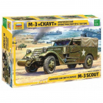 M3 Scout Car w. Canvas - Zvezda 1/35