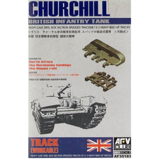 Churchill B.T.S.3 Heavy Built-Up Tracks (workable) - AFV Club 1/35