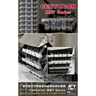 Centurion MBT Series Quick Assembly Link & Length Track - AFV Club 1/35
