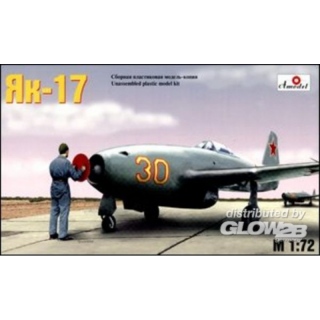 Yakovlev Yak-17 Jet Fighter - Amodel 1/72