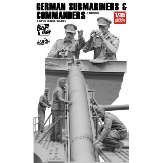 German Submariners & Commanders (loading) - Border Model 1/35