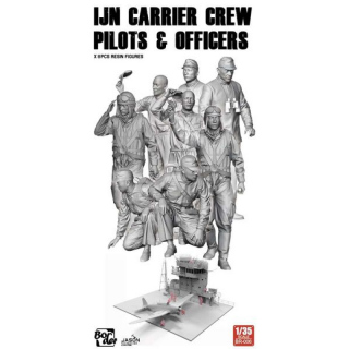 IJN Carrier Crew Pilots & Officers - Border Model 1/35