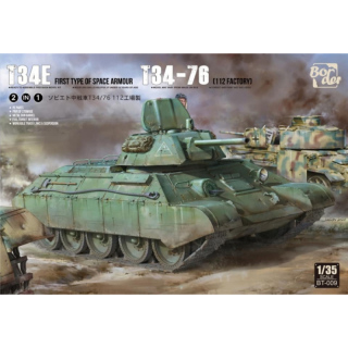 T-34E Space Armour / T-34/76 Factory 112 2in1 - Border Model 1/35