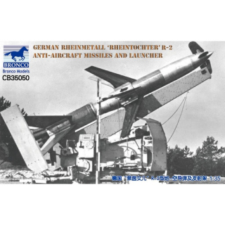 German Rheinmetall Rheintochter R2 AA-Missiles & Launcher - Bronco 1/35