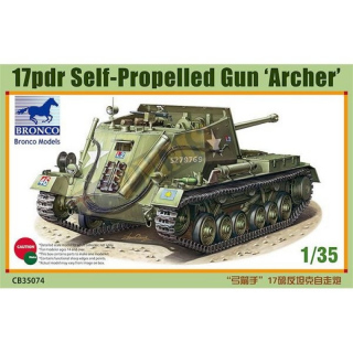17pdr Self-Propelled Gun Archer - Bronco 1/35