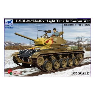 US M24 Chaffee Light Tank in Korean War - Bronco 1/35