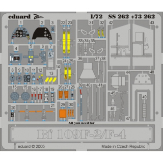 Messerschmitt Bf-109 F-2/F-4 - Detailset 1/72