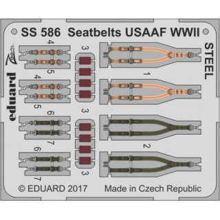 Seatbelts USAAF WWII STEEL - 1/72