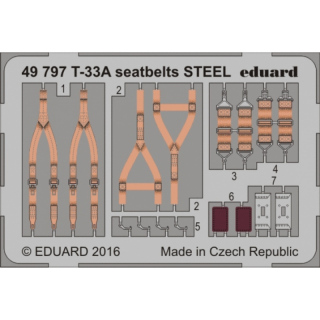 T-33A Seatbelts STEEL - 1/48