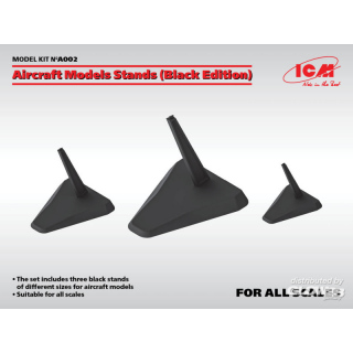 Aircraft Models Stands (Black Edition)(for 1:144, 1:72, 1:48 und 1:32)