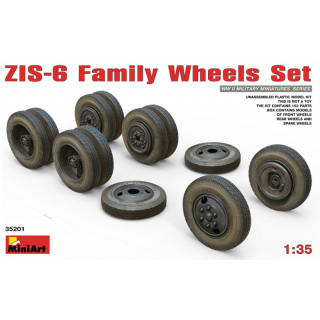 ZIS-6 Family Wheels Set - MiniArt 1/35