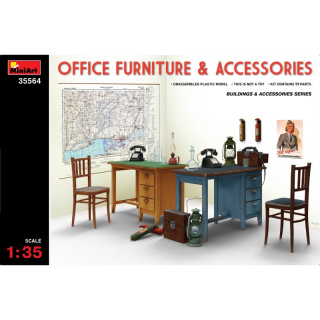 Office Furniture & Accessories - MiniArt 1/35