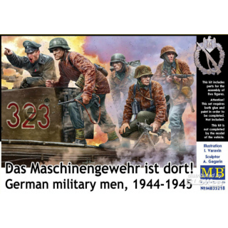 German military men, 1944-1945. Das Maschinengewehr ist dort! - Master Box 1/35
