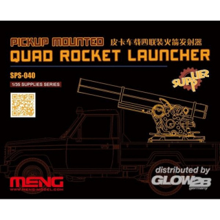 Pickup Mounted Quad Rocket Launcher (RESIN) - Meng Model 1/35