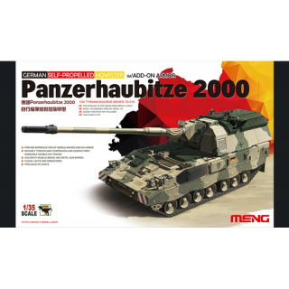 Panzerhaubitze 2000 (German S.P. Howitzer) w. Add-On Armor - Meng Model 1/35