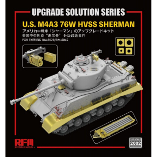 U.S. M4A3 76W HVSS Sherman Upgrade Solution - Rye Field Model 1/35