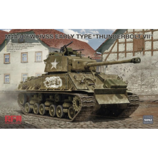 M4A3 76W HVSS early Type Thunderbolt VII - Rye Field Model 1/35