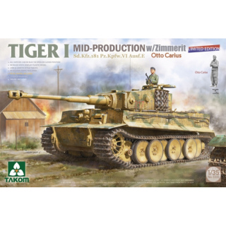 Panzer VI Tiger I (mid Prod.) mit Zimmerit Otto Carius - Takom 1/35