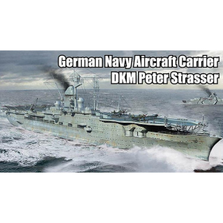 German Navy Aircraft Carrier DKM Peter Strasser - Trumpeter 1/700
